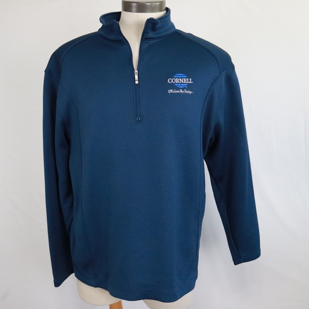 Nike Golf 1/4 Zip Pullover Mens Large Activewear Mock Neck Long Sleeve Cornell
